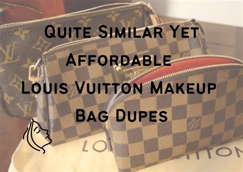 makeup bag louis vuitton dupe|knockoff louis vuitton duffle bags.